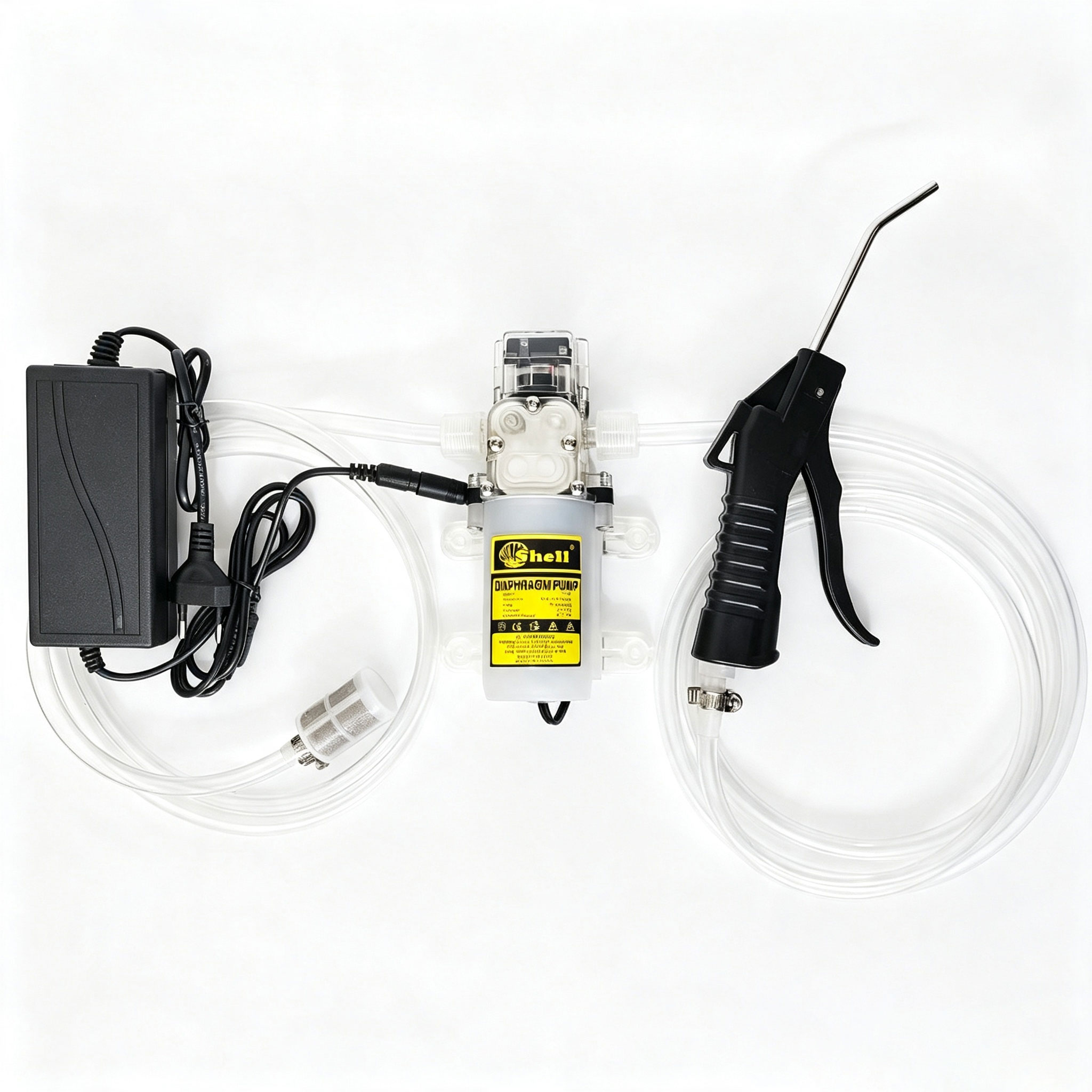 Mini Peristaltic Pump 12V - 12V 80W 食品グレードダイヤフラムポンプ 自己吸い上げ式液体ディスペンサー ワイン、自家製ビール、コンブチャ、食用油、コーヒーメーカー、水用