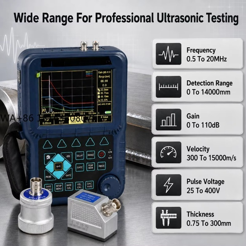 Test Instruments - コンパクト超音波探傷器 ポータブルNDT検査機器 現場での金属溶接検査用