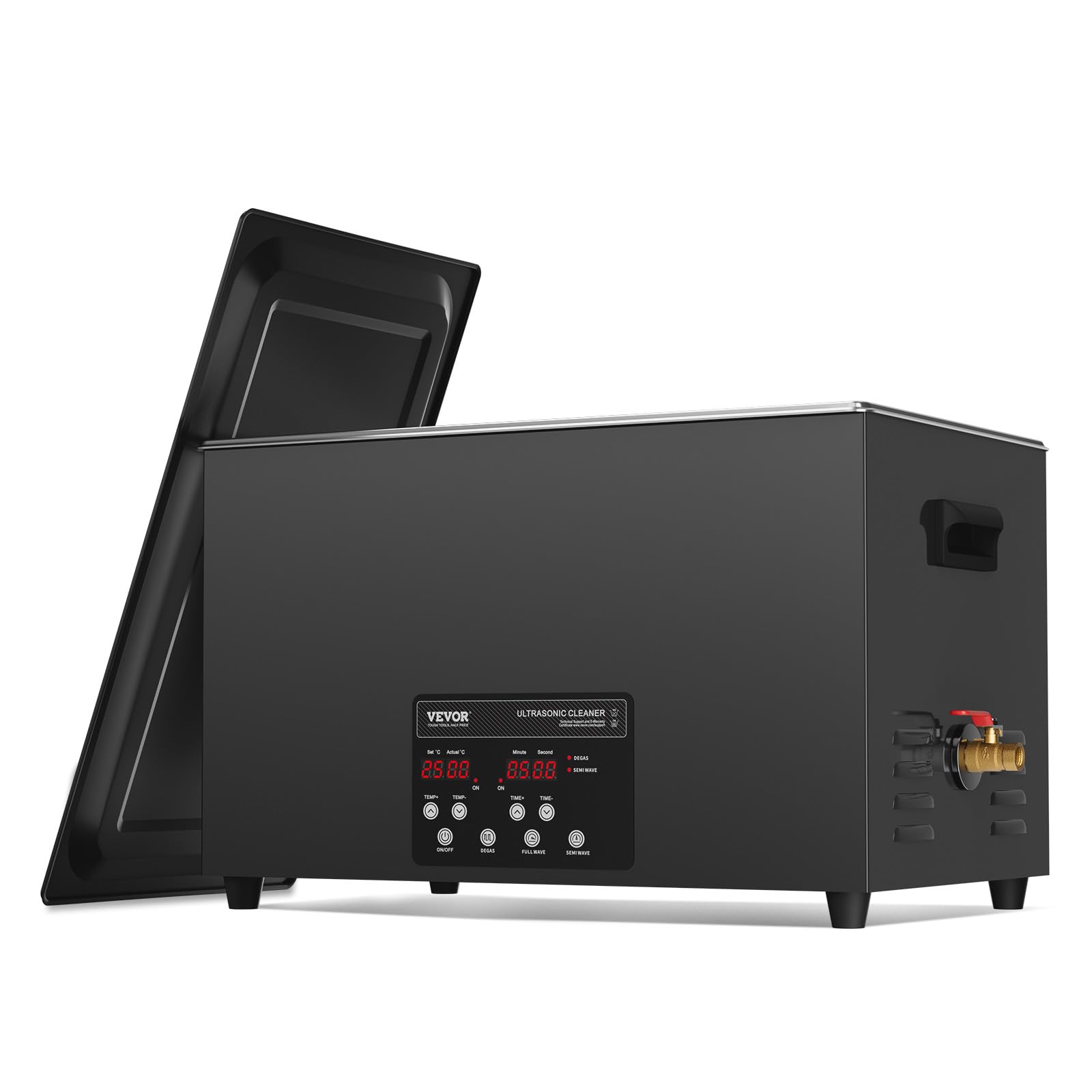 Ultrasonic Cleaner 30L Industrial - 30L 超音波洗浄機、600W デジタル超音波洗浄機。脱気機能とソフトモードを強化。40kHz 工業用。