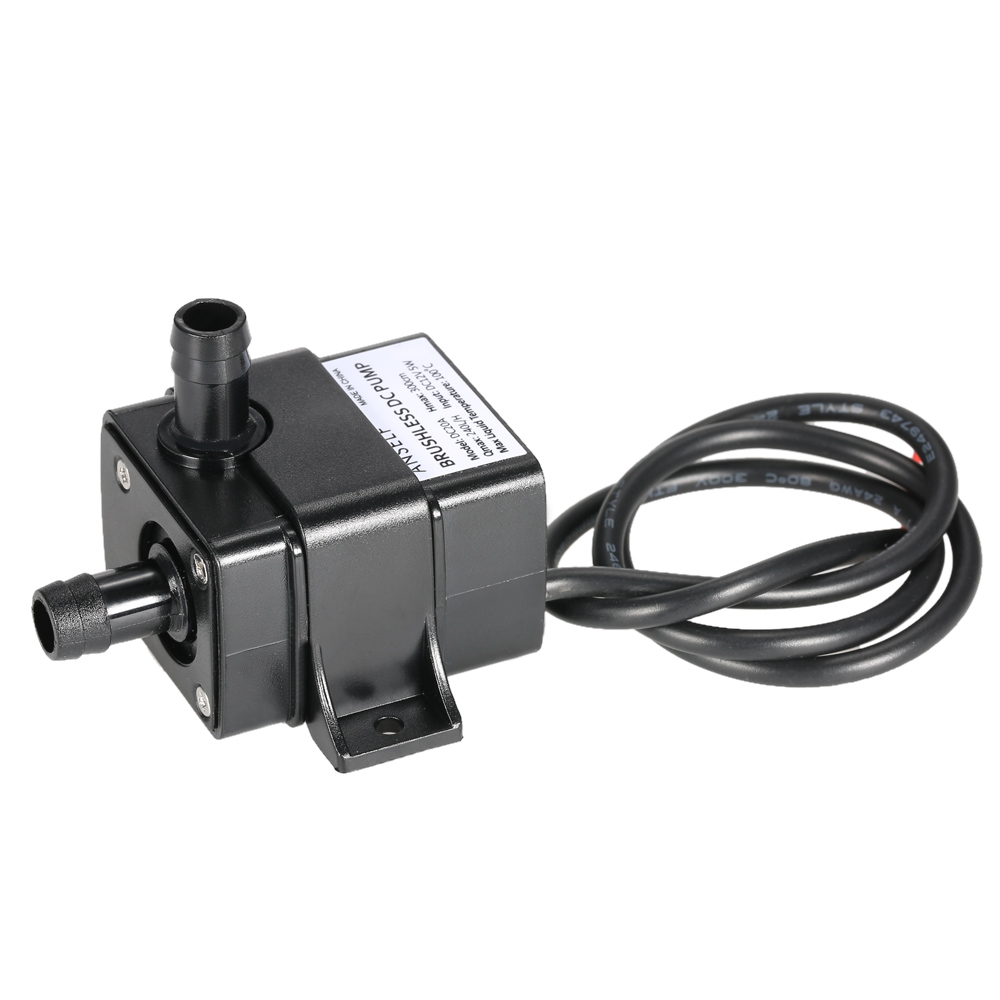 Mini Peristaltic Pump 12V - 水族館用ブラシレスミニウォーターポンプ,超静音オイルポンプ,防水,水中噴水,可変,DC 12v,240l/h,5wリフト,0〜100 ℃