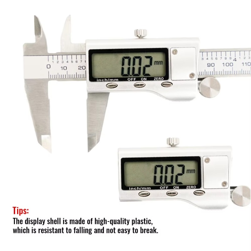 6インチ（150mm）デジタルノギス、ステンレス製マイクロメ - Digital Caliper 150Mm Stainless Steel のレビューと価格