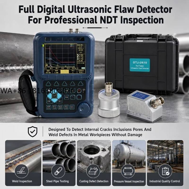 コンパクト超音波探傷器 ポータブルNDT検査機器 現場での金 - Test Instruments のレビューと価格
