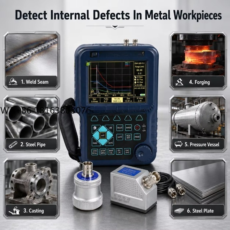 コンパクト超音波探傷器 ポータブルNDT検査機器 現場での金 - Test Instruments のレビューと価格