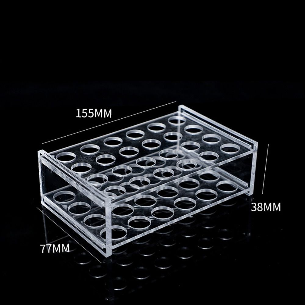 耐久性のあるアクリル試験管ラックホルダー透明24穴40穴遠心 - Lab Equipment のレビューと価格