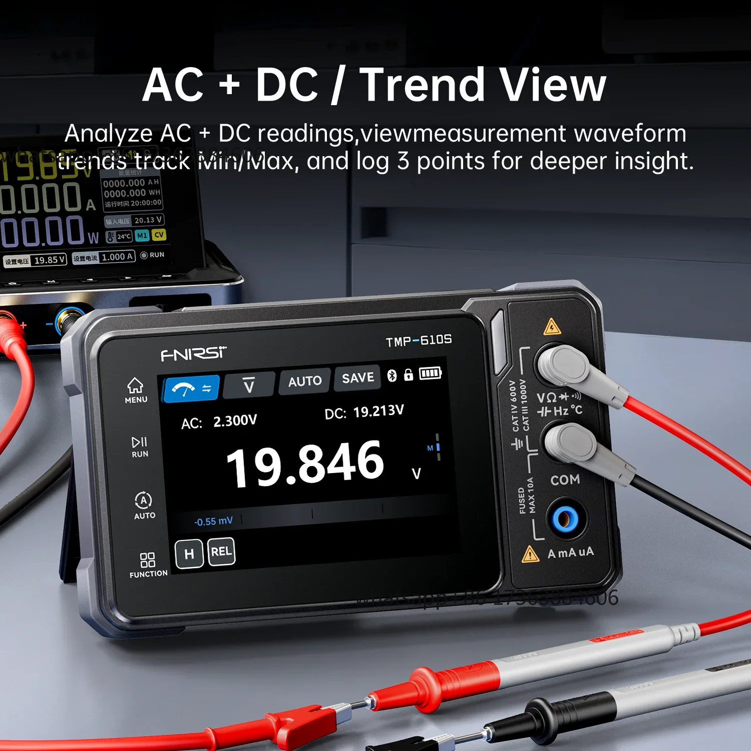 FNIRSI TMP-610S デジタルマルチメーター 60 - Fnirsi Digital Oscilloscope Handheld のレビューと価格