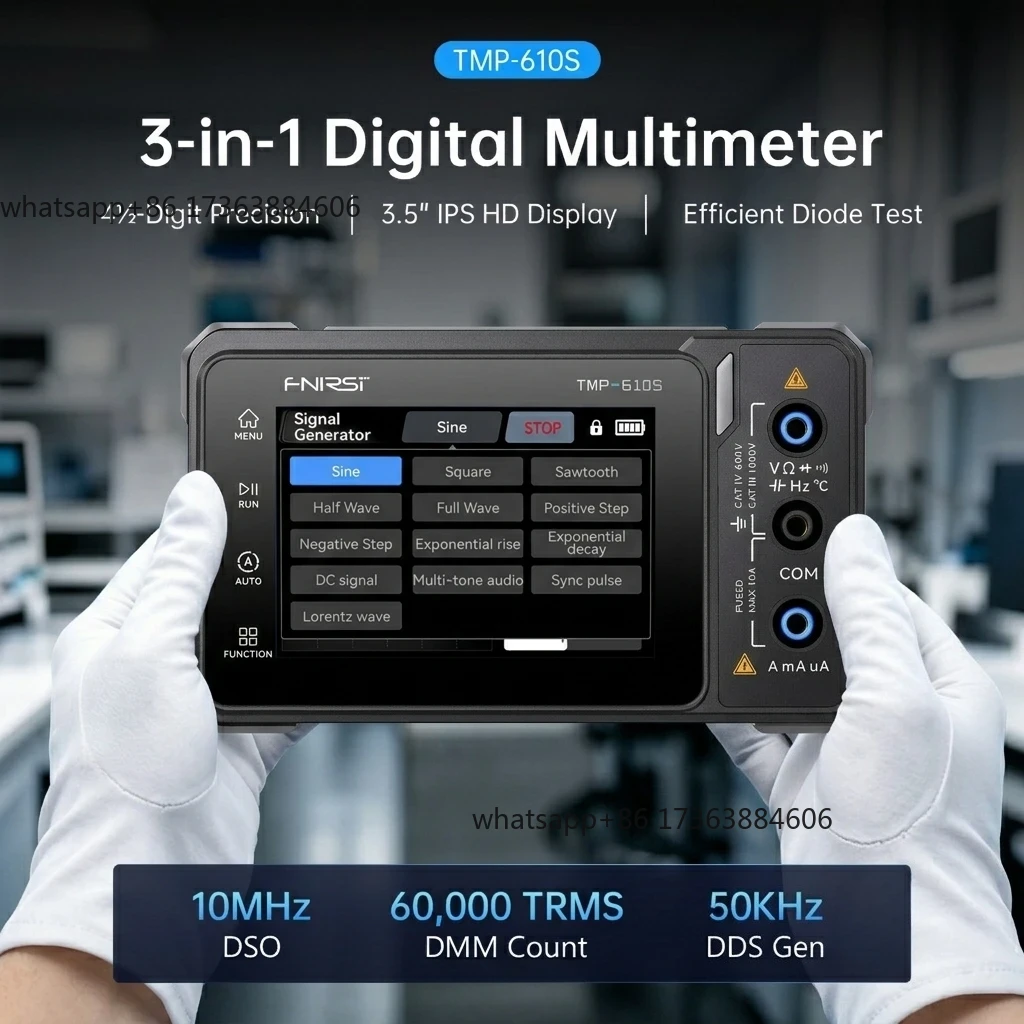 FNIRSI TMP-610S デジタルマルチメーター 60 - Fnirsi Digital Oscilloscope Handheld のレビューと価格