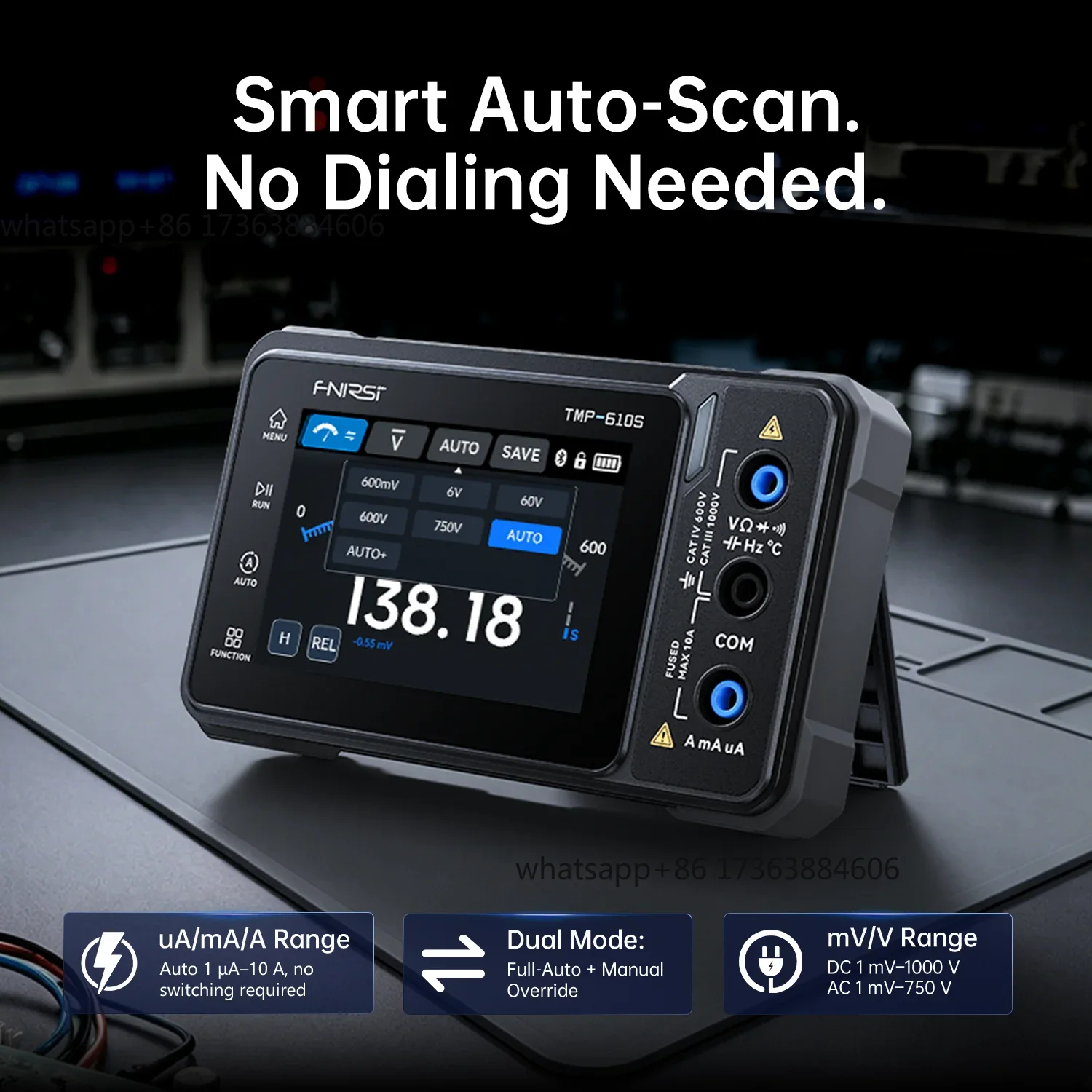 FNIRSI TMP-610S デジタルマルチメーター 60 - Fnirsi Digital Oscilloscope Handheld のレビューと価格