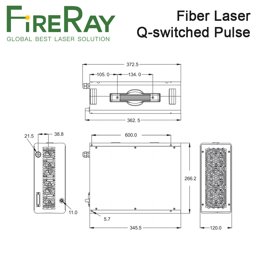FireRay MAX Qスイッチパルスファイバーレーザー光 - Fiber Laser Marking Machine 30W のレビューと価格